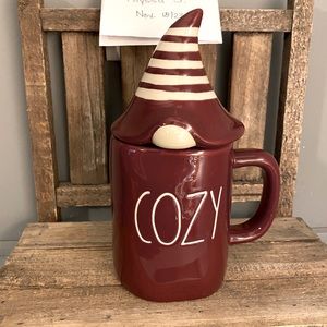 Rae Dunn COZY Topper Mug